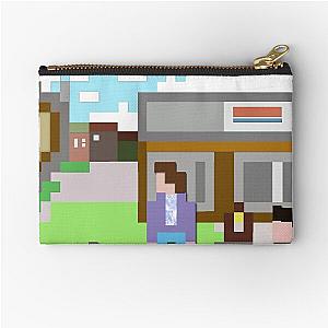 Mgmt 8bit Album Cover - Self Titled Psychedelic Retro artwork Zipper Pouch