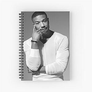 Michael B. Jordan Thinking Spiral Notebook