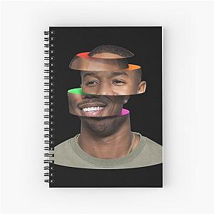 Sliced Michael B. Jordan Head Spiral Notebook