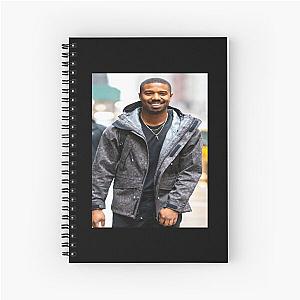 michael b jordan  Spiral Notebook