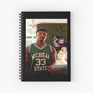 Michael b jordan  Spiral Notebook