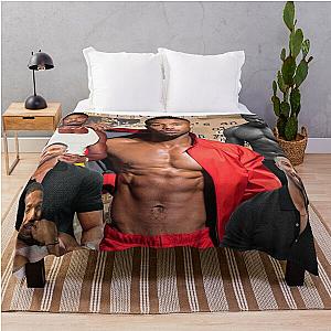 Michael B. Jordan photo collage  Throw Blanket