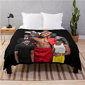 Michael B. Jordan Photo Collage Throw Blanket