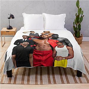 Michael B. Jordan photo collage  Throw Blanket