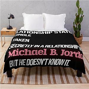 Relationship with Michael B. Jordan Throw Blanket