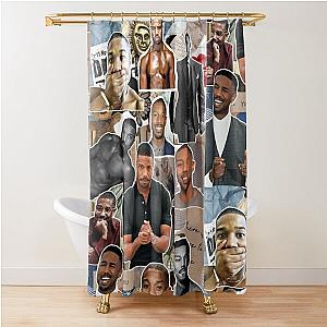 Michael B. Jordan photo collage  Shower Curtain