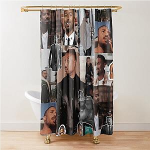 Michael B. Jordan photo collage  Shower Curtain