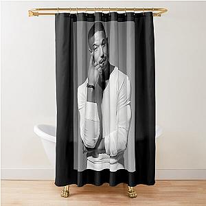 Michael B. Jordan Thinking Shower Curtain