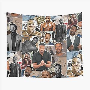 Michael B. Jordan photo collage  Tapestry