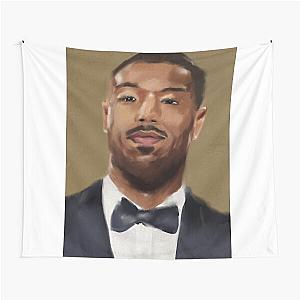 Portrait of Michael B. Jordan Tapestry