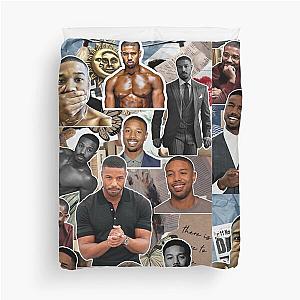 Michael B. Jordan photo collage  Duvet Cover