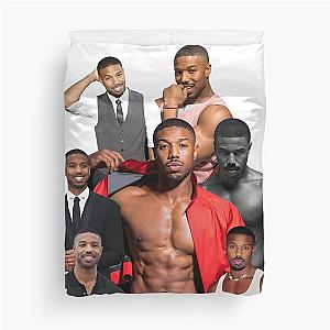 Michael B. Jordan photo collage  Duvet Cover