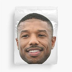 Michael B Jordan heads Duvet Cover