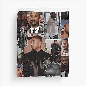 Michael B. Jordan photo collage  Duvet Cover