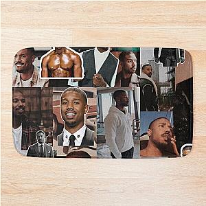 Michael B. Jordan photo collage  Bath Mat