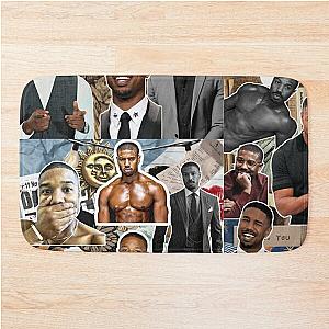 Michael B. Jordan photo collage  Bath Mat