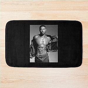 Michael B Jordan Graphic  Bath Mat