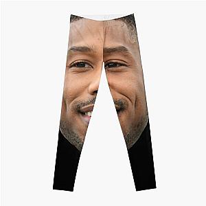 Michael B Jordan heads   Leggings