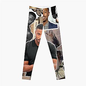 Michael B. Jordan photo collage  Leggings