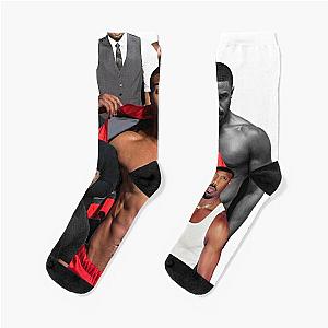 Michael B. Jordan photo collage  Socks