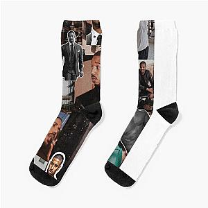 Michael B. Jordan photo collage  Socks