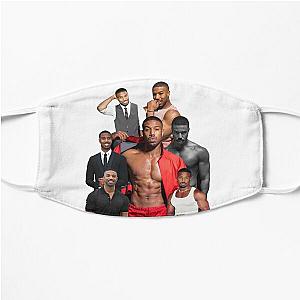 Michael B. Jordan photo collage  Flat Mask