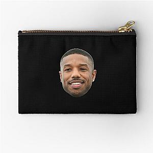 Michael B Jordan heads   Zipper Pouch