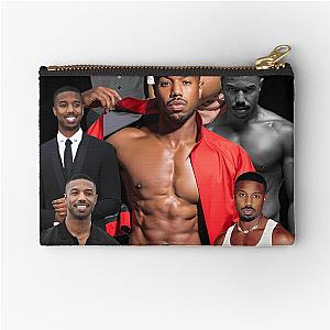 Michael B. Jordan Photo Collage Zipper Pouch