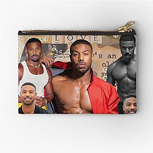 Michael B. Jordan photo collage  Zipper Pouch