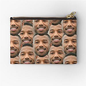 Michael B Jordan heads Zipper Pouch