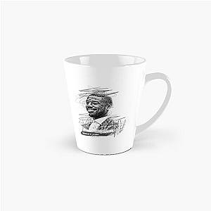 Michael b Jordan Abstract Sketch Art, Michael b Jordan Tall Mug