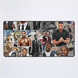 Michael B. Jordan photo collage  Desk Mat