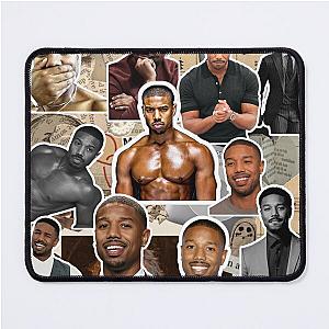 michael b jordan photo collage Mouse Pad