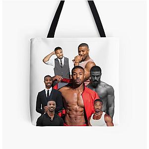 Michael B. Jordan photo collage  All Over Print Tote Bag