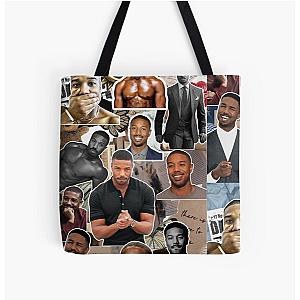 Michael B. Jordan photo collage  All Over Print Tote Bag