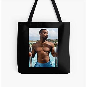 michael b jordan  Classic  All Over Print Tote Bag