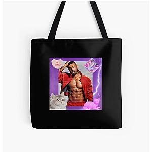 372 Michael B. Jordan	 All Over Print Tote Bag