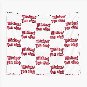 Michael fan club red   Tapestry