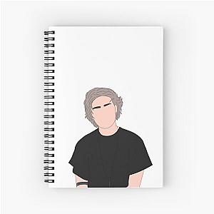 Minimalistic Michael Clifford 5SOS Spiral Notebook