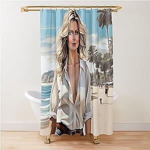 Digital design of Michelle Pfeiffer 1 Shower Curtain