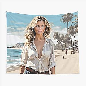 Digital design of Michelle Pfeiffer 1 Tapestry