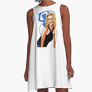 Michelle Pfeiffer - An illustration by Paul Cemmick A-Line Dress