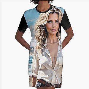 Digital design of Michelle Pfeiffer 1 Graphic T-Shirt Dress