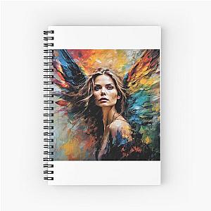 Michelle Pfeiffer as an Angel  Spiral Notebook