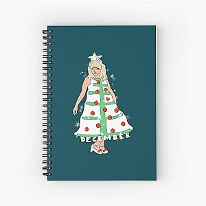 Christmas Michelle Pfeiffer  Spiral Notebook