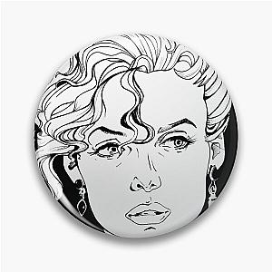 Michelle Pfeiffer (White Fill) Pin