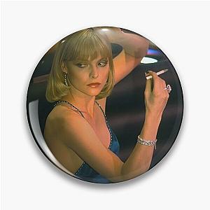 Spring Nice Elvira Hancock Scarface 1983 Michelle Pfeiffer Al Pacino Tony Montana merch Pin