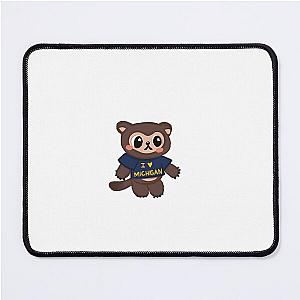 Cute Michigan Wolverine Mouse Pad