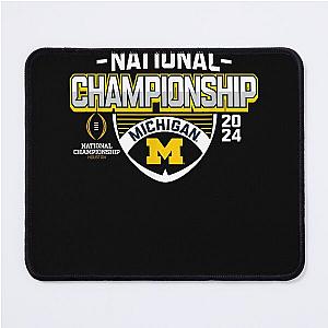 Michigan Wolverines 2024 CFP National Championship Football T-Shirt Mouse Pad