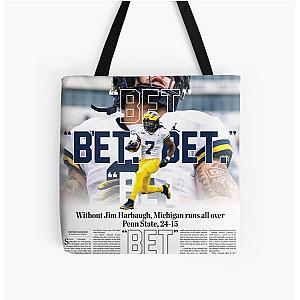 The Michigan Daily Front Cover 111523 (Michigan vs. Penn State) All Over Print Tote Bag